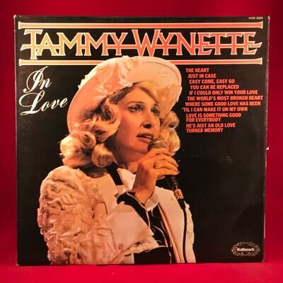 TAMMY WYNETTE In Love 1976 UK Vinyl LP Til I Can Make It On My Own record C