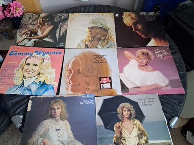 Tammy Wynette Vinyl LP Records Job Lot Soft Touch Only Lonely Sometimes Country