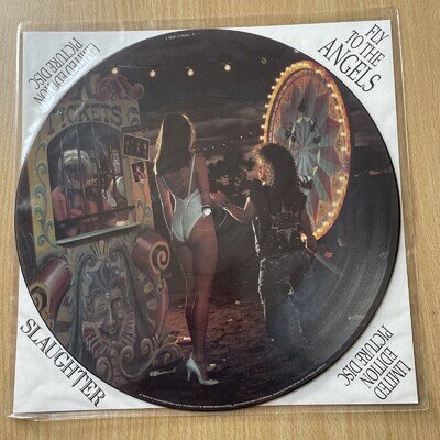 Slaughter - Fly To The Angels- 12" pic Picture Disc - Chrysalis 1991 -limited