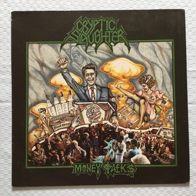 CRYPTIC SLAUGHTER - MONEY TALKS - 1987 - MADE IN HOLLAND - VERY GOOD+
