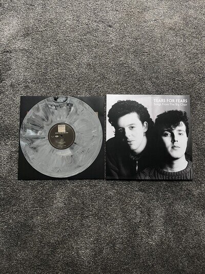 Tears For Fears Songs From The Big Chair Blood Records Grey Marble Vinyl LP 🩶