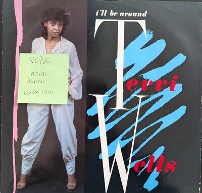 Terri Wells I'll Be Around Vinyl Record VG/VG LONX48 1984
