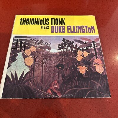 “Thelonious Monk Plays The Music Of Duke Ellington" LP Riverside 0jc-024 rare