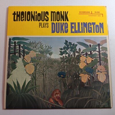 Thelonious Monk Plays Duke Ellington 1961 REISSUE VINYL / JAZZ BOP / VG++