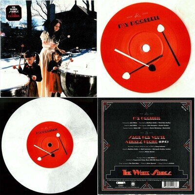THE WHITE STRIPES My Doorbell UK 2005 WHITE MARBLED VINYL 🟢BRAND NEW/MINT🟢