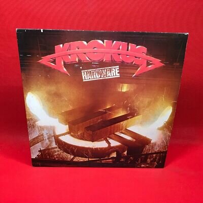 KROKUS Hardware 1981 UK vinyl LP Smelly Nelly Burning Bones Winning Man original