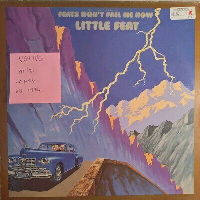 Little Feat Feats Don't Fail Me Now Vinyl Record VG+/VG K56030 1974