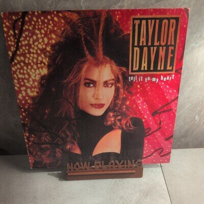 Taylor Dayne Tell It To My Heart 12" Black Vinyl Record 1987 208 898 very good +