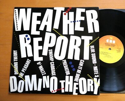 Weather Report Domino Theory 1984 Vinyl CBS 25839 EX