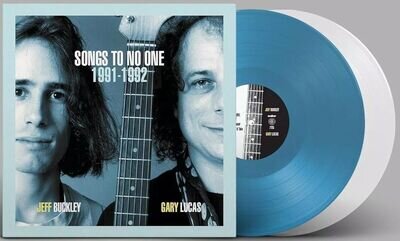 Jeff Buckley & Gary Lucas LP x 2 Songs to No One 1991-1992 BLUE & WHITE VINYL