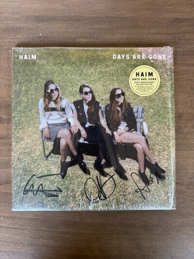 *SIGNED* Haim - Days Are Gone (10th Anniversary 2XLP Green Vinyl) AUTOGRAPHED