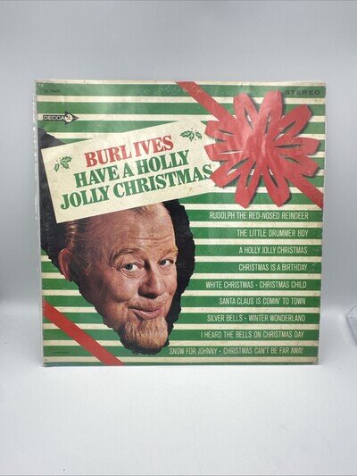 Burl Ives Have A Holly Jolly Christmas Holiday LP Vinyl Record MCA Decca
