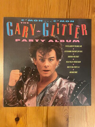 Gary Glitter - C'Mon...C'Mon - The Gary Glitter Party Album LP (Vinyl) 1987