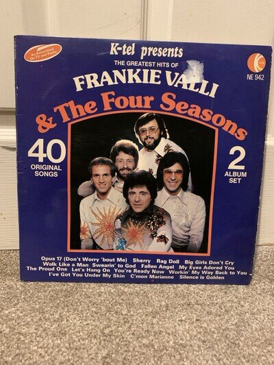 Frankie Valli and The Four Seasons,Greatest Hits, K Tel NE 942, 2 Album set