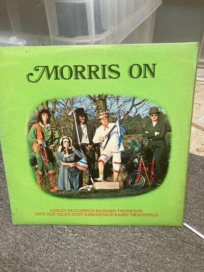 ASHLEY HUTCHINGS RICHARD THOMPSON MORRIS ON, VINYL LP, HELP5, A2U/B4U, VG+
