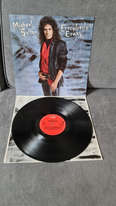 Michael Bolton Everybody's Crazy Vinyl Lp