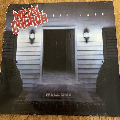 Metal Church - The Dark 1986 Pressing ( 60493-1 ) 12" Vinyl LP Heavy Metal