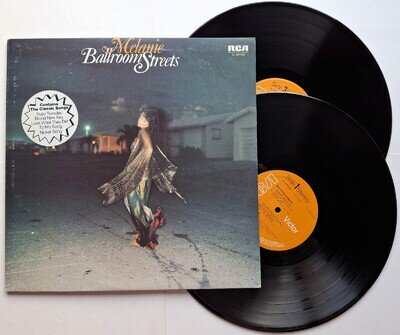 Melanie - Ballroom Streets - UK Press 2 x Vinyl LP - RCA 1978 - (Exc / Exc)