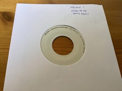 Melanie C. Never Be The Same Again. Virgin Records 7” Inch Single 2000 Jukebox