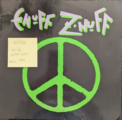 Enuff Z’Nuff Self Titled Vinyl Record VG+/VG 791262 1989