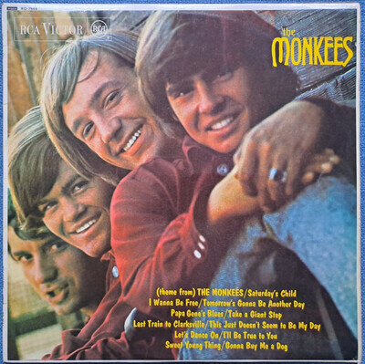 MEE THE MONKEES - 12" VINYL LP ALBUM RECORD MONO RD-7844 1ST ISSUE