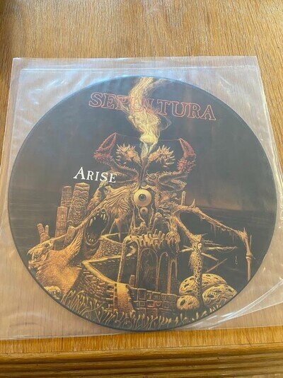 RARE - SEPULTURA - ARISE - PICTURE DISC 1991 Limited Edition VG++