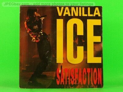 VANILLA ICE SATISFACTION (PICTURE SLEEVE) (137) 7" SBK