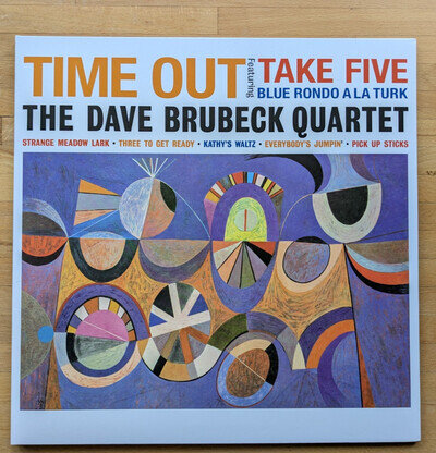 Time Out, The Dave Brubeck Quartet, Vinyl LP Album, 180gram