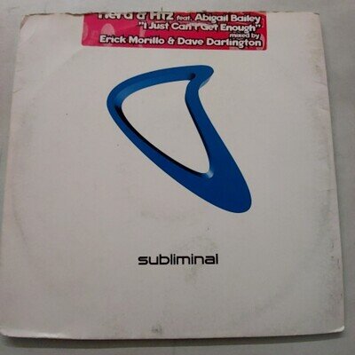 Herd & Fitz Feat Abigail Bailey I Just Can't Get Enough Vinyl LP Subliminal