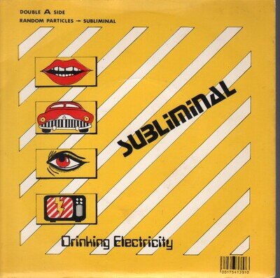 Drinking Electricity Subliminal / Random Particles 7" vinyl UK Survival 1981 7