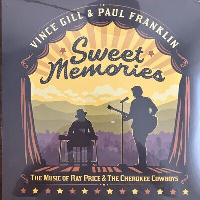 Vince Gill & Paul Franklin – Sweet Memories - Milky Clear LP Vinyl Record - NEW