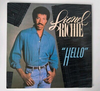 Lionel Richie - Hello: 12" Single, Motown, TMGT 1330, 1983, VG +