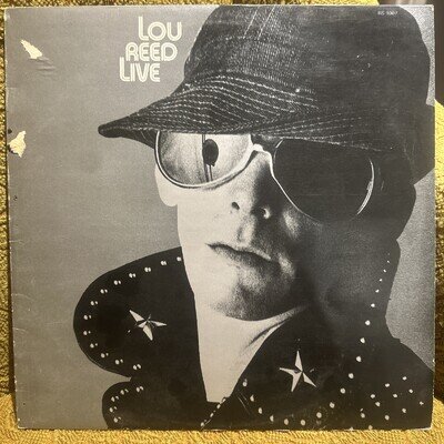 LOU REED - LOU REED LIVE (1975 LP) 1ST UK PRESS EXCELLENT+ VINYL