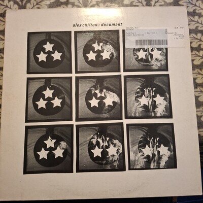 ALEX CHILTON "DOCUMENT" VINYL LP 1985 VG+