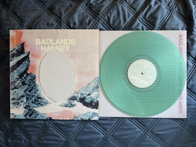 HALSEY BADLANDS 2015 UO AQUA VINYL LP RECORD URBAN OUTFITTERS RARE 5000 COPIES! 