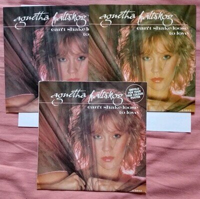 Agnetha Faltskog Can't Shake Loose/To Love 3 x Pic Sleeves **NO RECORDS** ABBA