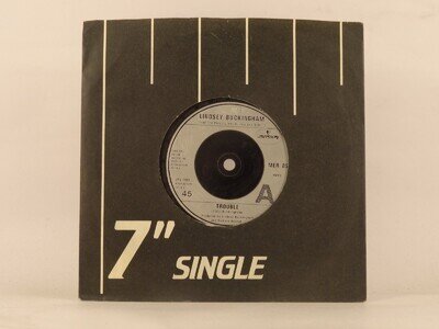LINDSEY BUCKINGHAM TROUBLE (99) 2 Track 7" Single including Company Sleeve MERCU