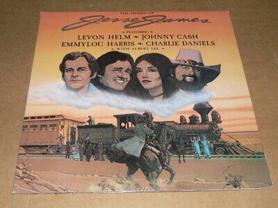 LP (US Edition) THE LEGEND OF JESSE JAMES Levon Helm, Johnny Cash, Emmylou Harr