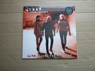 QUEEN + ADAM LAMBERT - LIVE AROUND THE WORLD EP - 12" P/S BLACK VINYL RSD 2021