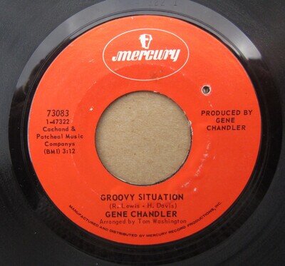 GENE CHANDLER GROOVY SITUATION/NOT THE MARRYING KIND US Mercury 1970