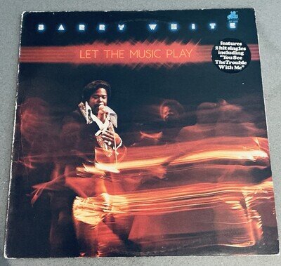 Barry White 'Let the Music Play' 12” Vinyl LP 1976