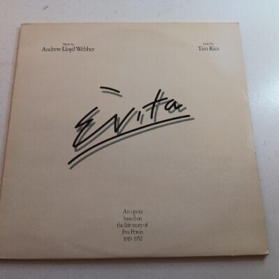 Andrew Lloyd Webber & Tim Rice / Evita 1976 VINYL LP / EX / FAST POST