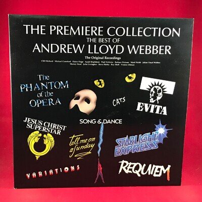 ANDREW LLOYD WEBBER The Premiere Collection 1988 UK Vinyl LP MUSICAL best of F