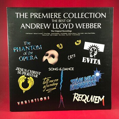 ANDREW LLOYD WEBBER The Premiere Collection 1988 UK Vinyl LP MUSICAL best of D