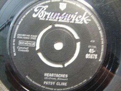 Patsy Cline – Heartaches 1962 7” Brunswick 05878