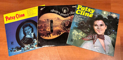 PATSY CLINE 3 X ALBUMS SEE LISTING FOR TRACK DETAILS