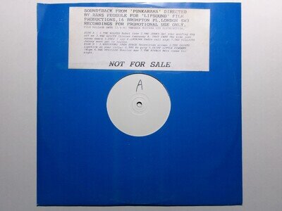 SOUNDTRACK FROM PUNKARAMA STIFF LITTLE FINGERS UNDERTONES 999 WHITE LABEL PROMO