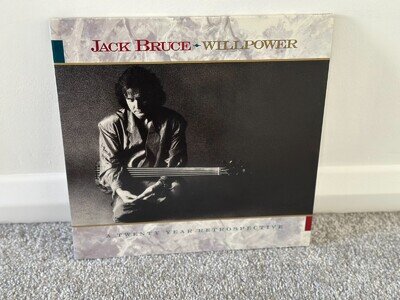 Jack Bruce - Willpower: A Twenty Year Retrospective - 1st 2-LP (1989) *UNPLAYED*
