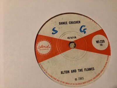 Alton Ellis & Flames , Dance Crasher , Baba Brooks , Vitamin A , 7”Island.