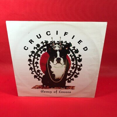 ARMY OF LOVERS Crucified 1992 UK 3-track 12" vinyl single WOKT2017 original mix